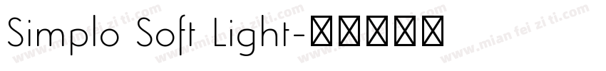 Simplo Soft Light字体转换